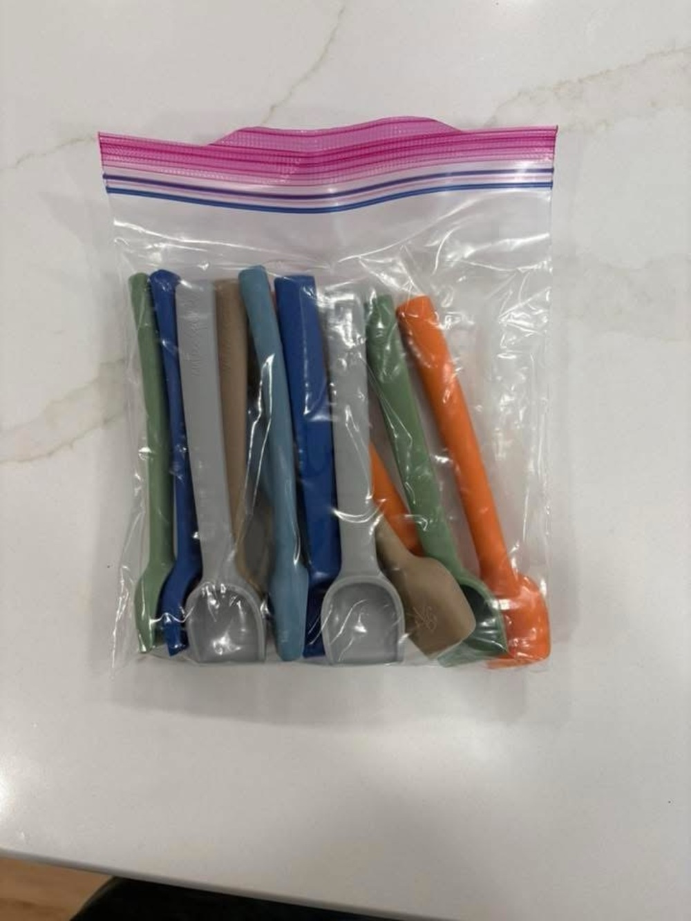 Never Used Ryan+Rose Assorted Silicone Baby Spoons Set - Multicolor